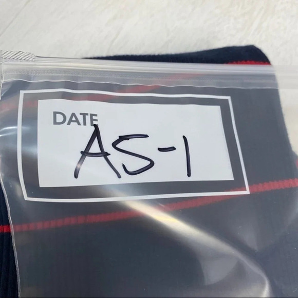 Athleta Bayside Sweater in Navy and Red Stripe XXS Wool Blend - Picture 9 of 9